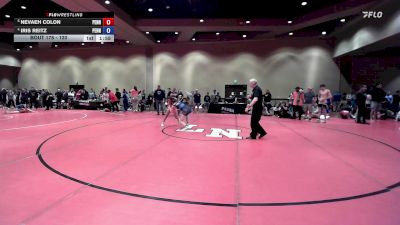 120 lbs Quarters - Nevaeh Colon, Pennsylvania vs Iris Reitz, Pennsylvania