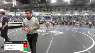 Semifinal - Marcelo Martinez, Junction Wrestling Club (JWC) vs George Sprinkle, Valley Wrestling Club