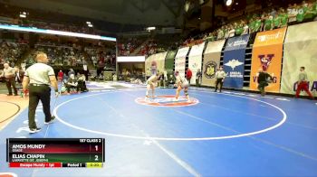 157 Class 2 lbs Cons. Round 3 - Elias Chapin, Lafayette (St. Joseph) vs Amos Mundy, Osage