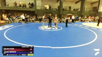 150 lbs Cons. Round 4 - Talan Acain, CA vs Asher Bernick, AK