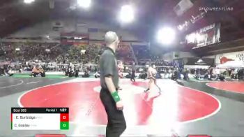 5A 195 lbs Semifinal - Ethan Burbidge, Madison vs Carson Gooley, Meridian