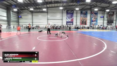 48 lbs Rd# 8- 12:30pm Saturday Final Pool - Alex Herndon, Terps XPress vs Lawson Murdock, PA White