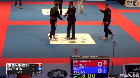 Espen Mathiesen vs Dante Leon 2016 World Pro