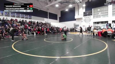 130 lbs Champ. Round 1 - Jaslene Benavidez, Shadow Hills vs Zelilah Elliston-Perez, Upland