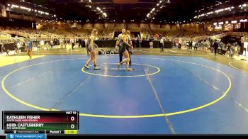 135 lbs Cons. Round 4 - Kathleen Fisher, Soute Dade High School vs Heidi Castleberry, RPA Wrestling