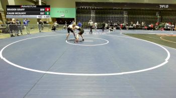 133 lbs Consi Of 16 #1 - Braden Graff, Grand View vs Caleb Mcelroy, UNATT-Cal State Bakersfield