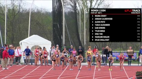 Women's 1500m, Heat 1 - College Unseeded