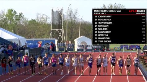 Men's 3k Steeplechase, Final - College Unseeded