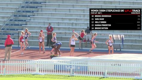 Women's 3k Steeplechase, Final - College Unseeded