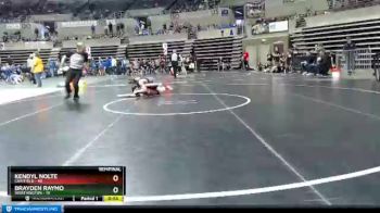 130 lbs Semis & 1st Wrestleback (8 Team) - Brayden Raymo, Worthington vs Kendyl Nolte, Chatfield