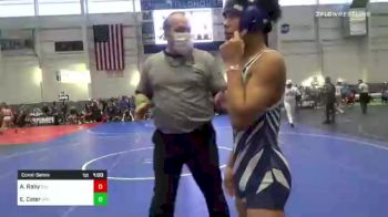 109 lbs Consolation - Alias Raby, B.o.b vs Elijah Cater, Mat Demon WC