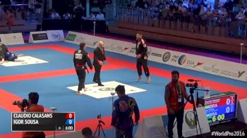 Claudio Calasans vs Igor Sousa Black Belt Absolute 2016 World Pro