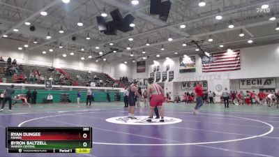 285 lbs Round 2 - Byron Baltzell, Warren Central vs Ryan Dungee, Fishers