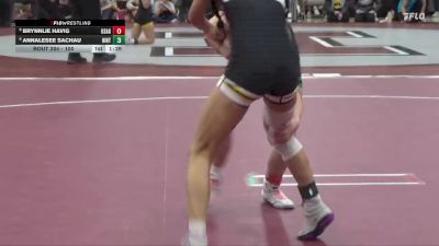 100 lbs Round 3 - Annalesee Sachau, Hinton-SBL vs Brynnlie Havig, Osage