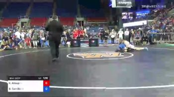 122 lbs Consi Of 16 #1 - Kristen Allsup, Tennessee vs Baylee Carrillo, California