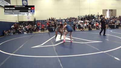 145 lbs Cons. Round 2 - Paige Allen, Eastern Oregon University (OR) vs Shamara Ramsey, Menlo Oak Squad