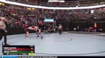 195 lbs Quarterfinal - Bryce Johnson, Lutheran vs Timmy Paxton, Fort Morgan