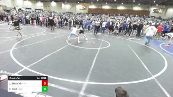 106 lbs Consi Of 4 - Lowagain Breland, Georgetown vs Colton Best, Predators WC