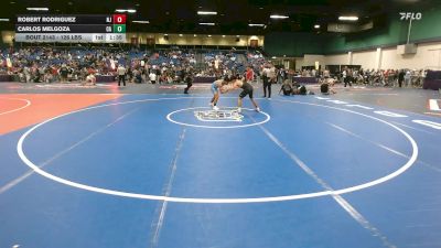 126 lbs Round Of 64 - Robert Rodriguez, NJ vs Carlos Melgoza, CA
