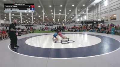90 lbs Leticia Flores, Colorado vs Aubrey Kokinda, Pennsylvania Blue