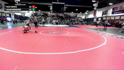 106 lbs Cons. Round 2 - Julian Bermudez, Heritage vs Alex Munoz, Covina