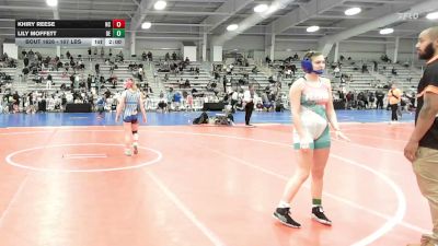 107 lbs Round Of 16 - Khiry Reese, NC vs Lily Moffett, DE