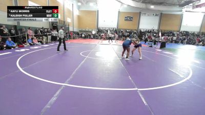 185 lbs Quarterfinal - Kayli Morris, Platt vs Kaleigh Fuller, Montachusett