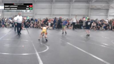 44 lbs Round 1 (6 Team) - Sammy Osborn, Neighborhood Wrestling vs Emmy Lashaway, Empyre WC
