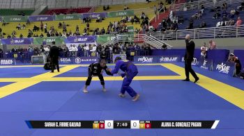 Alana C. Gonzalez Pagan vs Sarah C. Firme Galvao 2025 Brasileiro Jiu-Jitsu IBJJF
