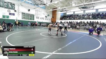 144 lbs Champ. Round 1 - Joel Zoglmann, Yucaipa vs Brice Tinoco, Eastside