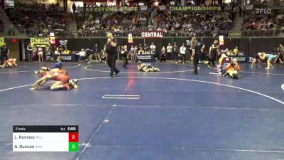 112 lbs Final - Lillian Rumsey, Williamsport vs Anna Duncan, Ringgold