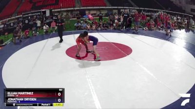 80 lbs Round 1 (8 Team) - Elijah Martinez, Hawaii vs Jonathan Dryden, Montana