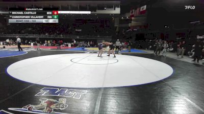 132 lbs Cons. Round 2 - Michael Castillo, Merced vs Christopher Villavert, Franklin (Elk Grove)