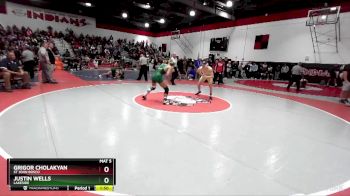 138 lbs 1st Place Match - Grigor Cholakyan, St John Bosco vs Justin Wells, Lakeside