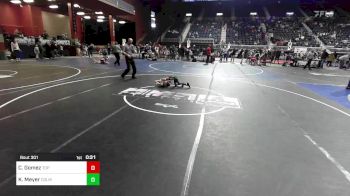 46 lbs Quarterfinal - Carter Gomez, Top Of The Rock WC vs Krew Meyer, Colman Egan Wrestling