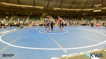 130 lbs 3rd Place - Wyatt Autrey, Locust Grove Youth Wrestling vs Sam Mcreynolds, Wagoner Takedown Club