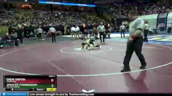106 Class 1 lbs Semifinal - Drew Griffin, Marceline vs Spencer Cunningham, Mid-Buchanan