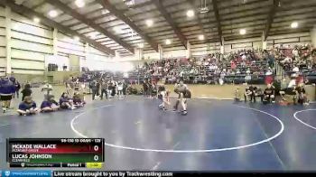 129 lbs Semifinal - McKade Wallace, Pleasant Grove vs Lucas Johnson, Clearfield