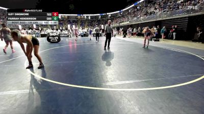 135 lbs Round Of 16 - Iley Dinsmore, Tuscarora vs Farrah Henderson, Canon-McMillan
