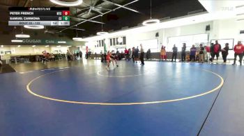 132 lbs Champ. Round 1 - Samuel Carmona, Canyon Springs vs Peter French, Mt Carmel