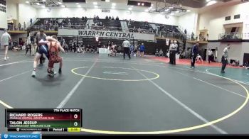 113 lbs 7th Place Match - Richard Rogers, Franklin Central Wrestling Club vs Talon Jessup, Columbus East Wrestling Club