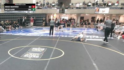 107 lbs Round 2 (4 Team) - Miles Aase, Owatonna, MN vs Diego Martinez, Marian Central Catholic, IL