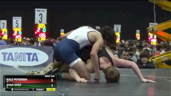 126 lbs Semifinal - Kale Petersen, IA vs Evan Gosz, IL