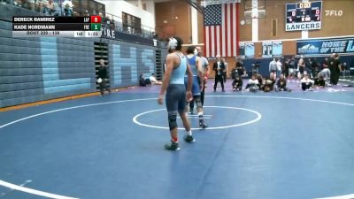 138 lbs Cons. Round 5 - Kade Nordmann, Fremont vs Dereck Ramirez, Layton