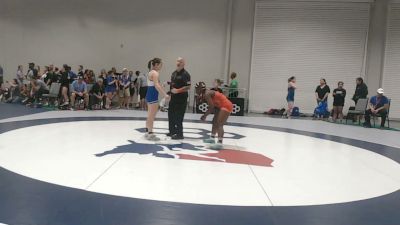 140 lbs Cons. Rd Of 16 - Jammie Krah, Ankeny Girls Wrestling Club vs Lainee Sawyer, Utah