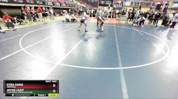 130 lbs Cons. Round 1 - Mitzie Hunt, Team Idaho Wrestling Club vs Kyra Hains, Nebraska