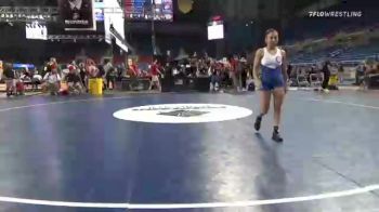 100 lbs Round Of 64 - Mia Siqueiros, Arizona vs Madison Avila, California