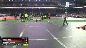 Girls - 125 lbs 3rd Place Match - Casey Boni, Chippewa Valley HS vs Kennady Tiitola, Swan Valley HS