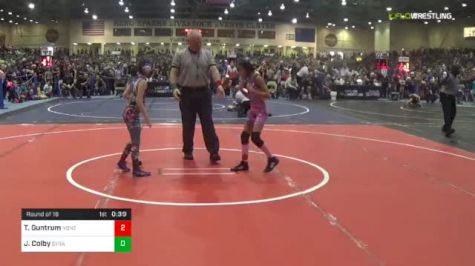 65 lbs Round Of 16 - Talea Guntrum, None vs Jaelynn Colby, Syracuse