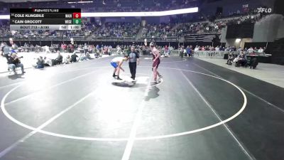Cons. Round 1 - Cole Klingbile, Madison vs Cain Grocott, West Central